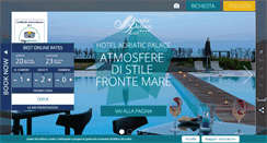 Desktop Screenshot of hoteladriaticpalace.com