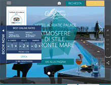 Tablet Screenshot of hoteladriaticpalace.com